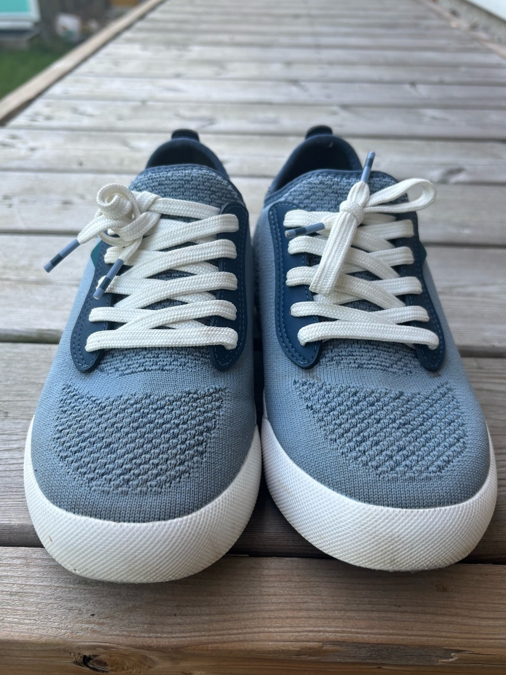Women's 7 Vessi Vessis Weekend 1.5 Blue Waterproof Sneakers Running Shoes - Picture 9 of 13